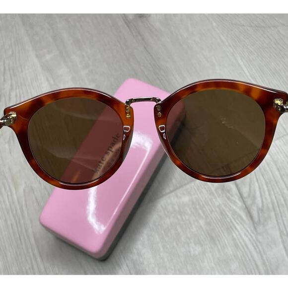 Kate Spade  50MM DARK HAVANA Round Sunglasses main image 5
